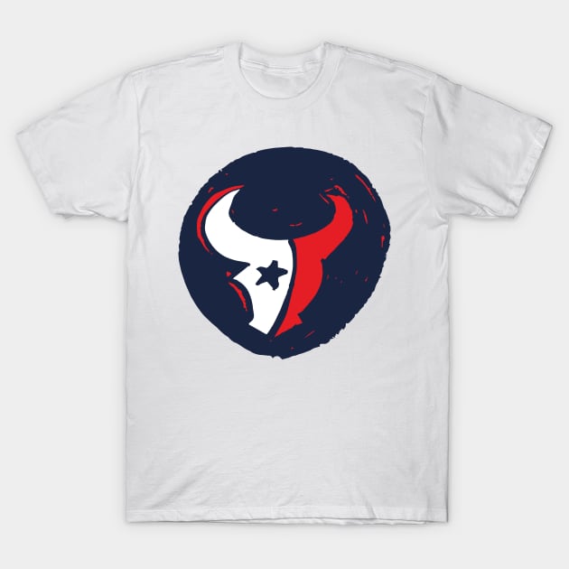 Houston Texaaaans T-Shirt by Very Simple Graph